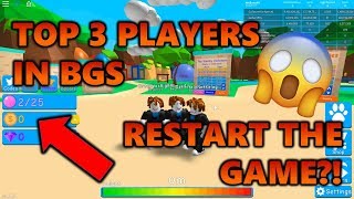 TOP 3 Players *RESET* and Become The BOTTOM 3! (Roblox Bubble Gum Simulator)