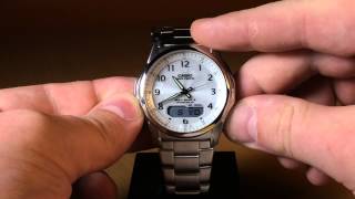 Обзор и настройка часов Casio cepter WVA-M630D-7AJF [5161]