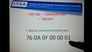 EGR OFF EDC15C2 (ITAA)