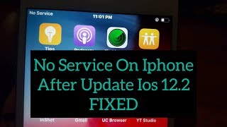 No Service & Searching & LTE not working On iphone  after  Update Ios 12.2 & 12 Ios 11 How To Fixed
