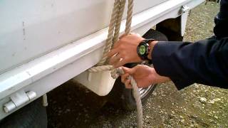 トラック等で荷物を運ぶときに便利なロープの結び方3