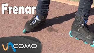 Frenar en T con patines