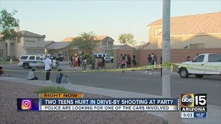 2 teens hospitalized after shooting at Tolleson home