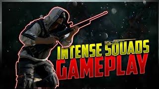 Intense Squads Gameplay - Pubg Mobile - Poco F1