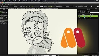 Bitmaps in Moho 13: Sketching a Face