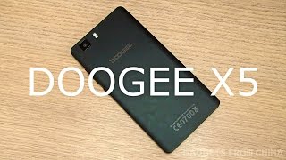 DOOGEE X5 (Обзор недорогого бюджетного китайского смартфона)
