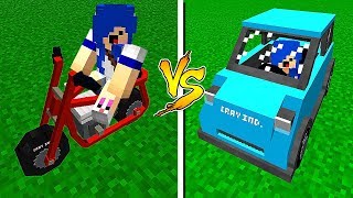 CARRO VS. MOTO (MINECRAFT)