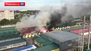 ЧП-САРАТОВ. ПУБЛИКУЕМ ВИДЕО КРУПНОГО ПОЖАРА В ЭНГЕЛЬСЕ