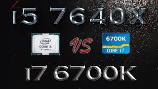 i5 7640X vs i7 6700K BENCHMARK | Hitman Total War Tomb Raider Far Cry | 7-ZIP Truecrypt X264 |