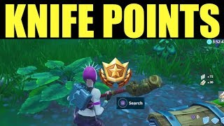 How to "Search Where the knife points on a treasure map loading screen" LOCATION - Fortnite guide