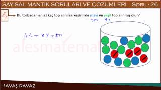 Sayısal Mantık Sayısal Yetenek Soruları - Soru 026