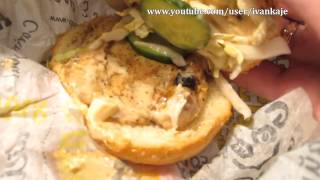 Грильбургер из ChickenHUT Обзор Grilburger ChickenHUT