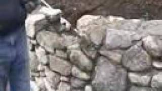 Rock wall finished