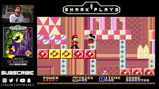 Castle of Illusion Starring Mickey Mouse - (Sega Genesis) Complete Walkthrough SHARKPLAYS EP. 2