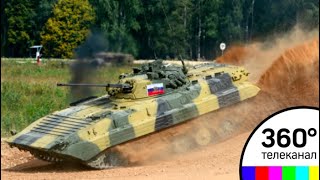 Финал "Танкового биатлона": страсти на поле сражения накалены до предела.