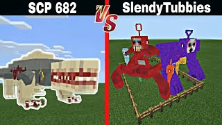 SCP 682 vs. Slendytubbies | Minecraft (Easy fight!)