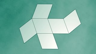 Solid Shapes And Their Nets: Rhombohedron / Ромбоедр / Ромбоэдр