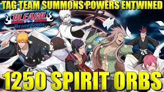 Bleach Brave Souls 1250 SPIRIT ORBS TAG TEAM SUMMONS (Powers Entwined)
