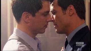 Captain Jack kisses Captain Jack - Torchwood - BBC America