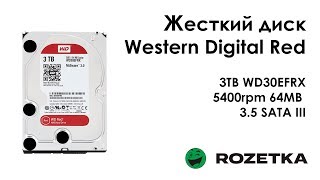 Обзор Жесткий диск Western Digital Red 3TB WD30EFRX 3.5 из Rozetka
