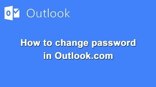 How to change password in Outlook mail with verify identify