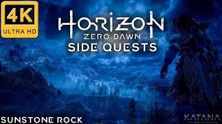 Horizon Zero Dawn Side Quest Walkthrough | Very Hard No Damage | Sunstone Rock