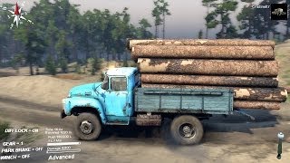 SPINTIRES 2014 Full Version Preview - B 130 Delivering a Load of Logs