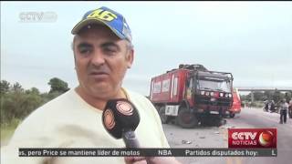 Detenido el copiloto del francés Lionel Baud por atropellar a un hombre