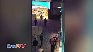 Naked man walks through Phuket International Airport