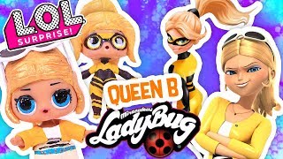 ??‍♀️CHLOE y QUEEN BEE ? serie LADYBUG ?en Muñecas LOL Sorpresa! - Transformaciones Fantásticas