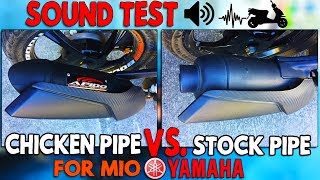 Apido Pipe VS. Stock Pipe | Yamaha Mio