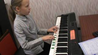 Soft Mozart Зимний Академический Концерт 2016-2017 Полина, 8 лет, РОССИЯ. г.Чайковский