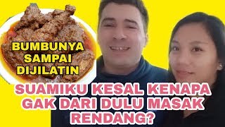 MASAK AYAM RENDANG TERNIKMAT DI SPANYOL | SUAMI BULE  KALAP JILATIN JARI