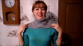 ВЯЖЕМ ШАРФИК-МАНИШКУ СПИЦАМИ.
