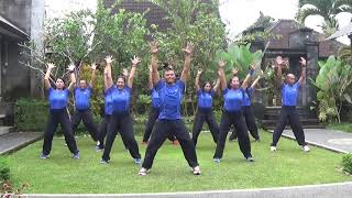 cuplikan SENAM KREASI BALI "SENAM KECAK BALI"( tidak lengkap)