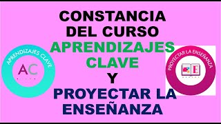 Soy Docente: CONSTANCIA APRENDIZAJES CLAVE