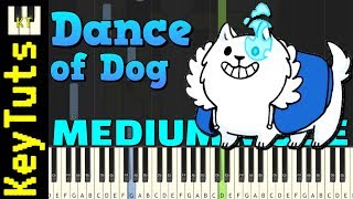 Dance of Dog from Undertale - Medium Mode [Piano Tutorial] (Synthesia)