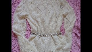 Как связать бесшовный свитер регланом снизу        How to knit a seamless raglan sweater from below