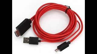 Cabo hdmi MHL para conectar na TV de LED o Samsung galaxy S3 S4 S5