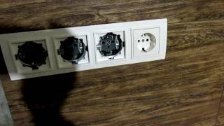 Установка и Подключение Блока Розеток на Кухне Своими Руками. Setting outlet