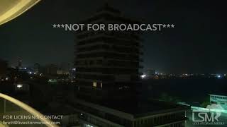 9-20-2017 Hurricane Maria high winds cause power flashes throughout San Juan