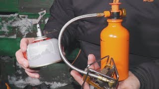 Газовая горелка или бензиновая при минус 10?