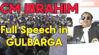 C M Ibrahim Full Speech Against CAA and NRC, NPR During Jan Andolan Peer Bangali Ground Gulbarga.