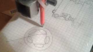 Самодельный станок с ЧПУ. Тест осей X Y. Homemade CNC router. The test axes X and Y.