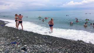 Пляж Лоо 15.07.2018 9 утра