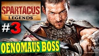 SPARTACUS LEGENDS: Walkthrough DEFEAT OENOMAUS Champion - PS3/XBOX360 [HD]