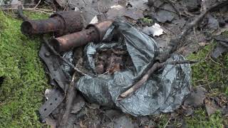 Коп по войне в Ленинградской области.Фильм 36.Один день с поисковым отрядом...Подъём бойцов.