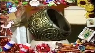 Объемный декупаж (3D). Украшаем орнаментом браслет и шкатулку. Мастер класс. Наташа Фохтина