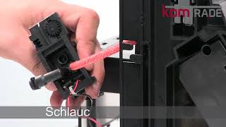 Siemens EQ.8 Serie Reparaturanleitung Milchaufschäumer-Kupplung ausbauen-ersetzen-tauschen-einbauen