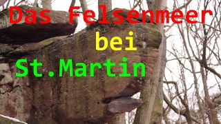Das Felsenmeer bei St. Martin im PFÄLZERWALD - Wandern - Trekking - Bushcraft Essentials Bushbox